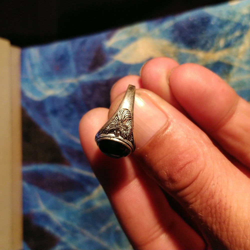 Ring,dark gem (1B) - Picture 3 of 4